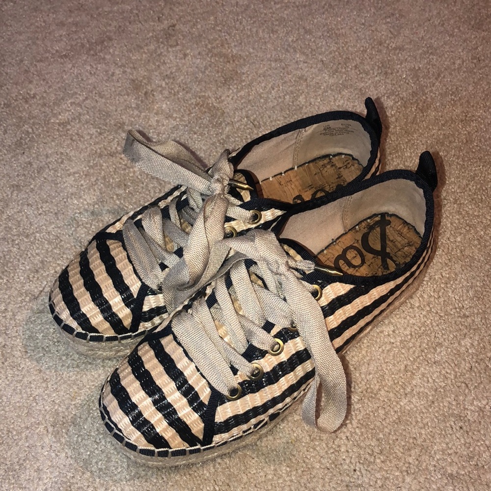 Sam Edelman platform espadrilles
